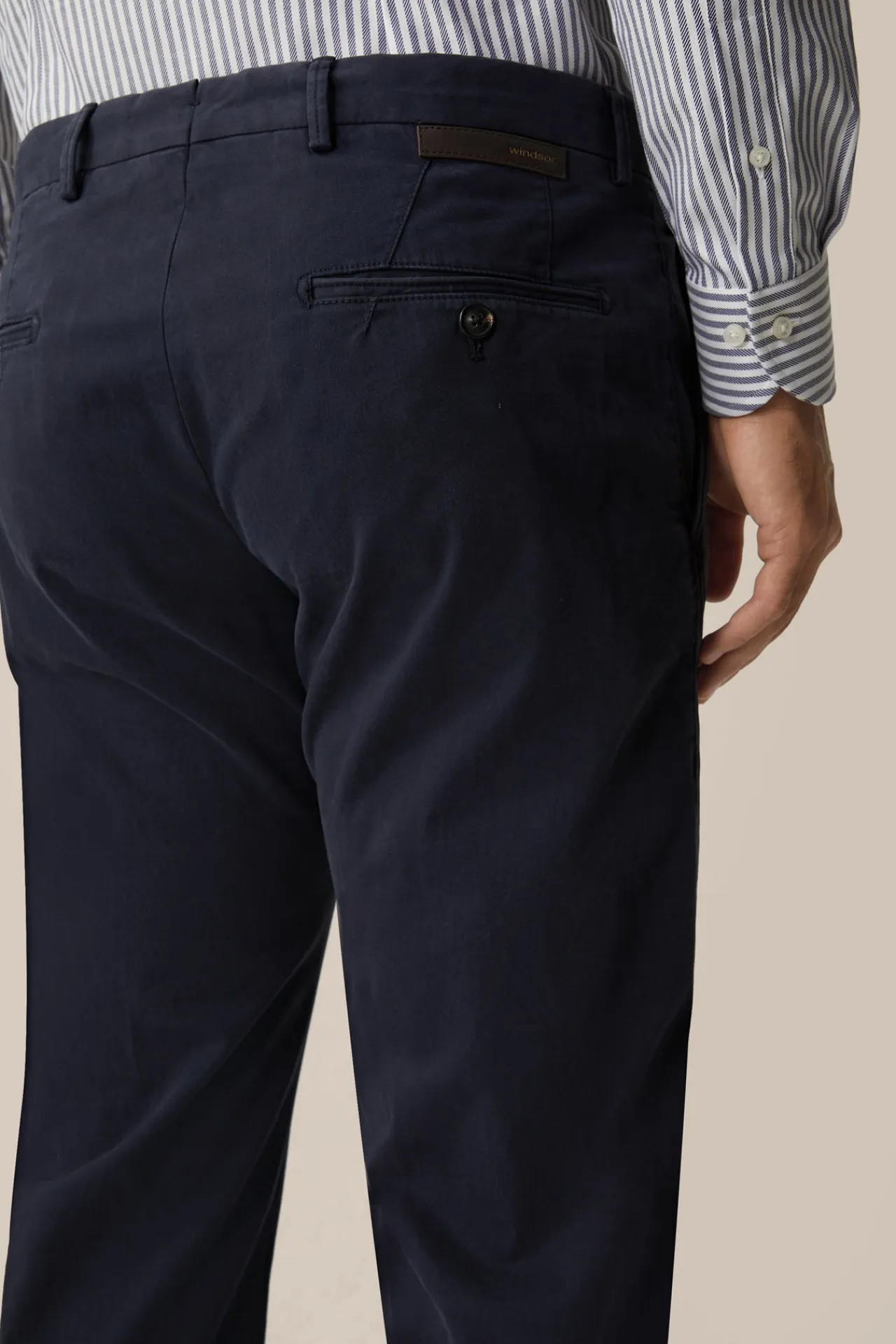 Baumwoll-Chino Cino In Navy*Windsor Clearance