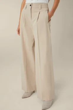 Baumwoll-Gabardine-Marlene-Hose In*Windsor Best