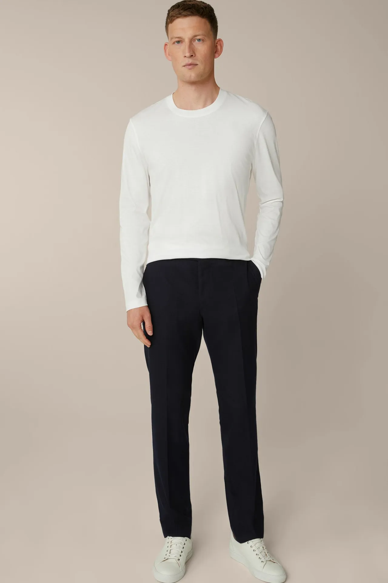 Baumwoll-Langarm-Shirt Gabriello In*Windsor New
