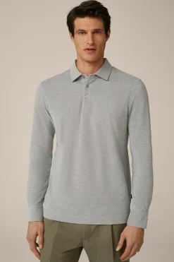 Baumwoll-Langarmshirt Patrizio In Meliert*Windsor New