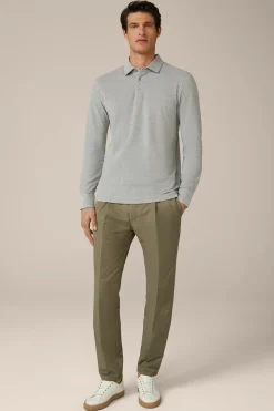 Baumwoll-Langarmshirt Patrizio In Meliert*Windsor New