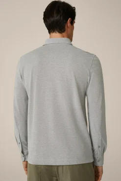 Baumwoll-Langarmshirt Patrizio In Meliert*Windsor New