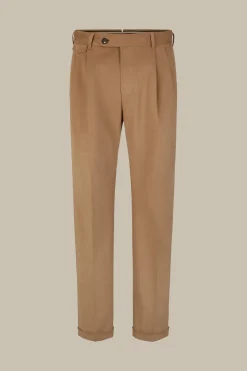 Baumwollmix-Hose Serpo In Camel-Braun*Windsor Online