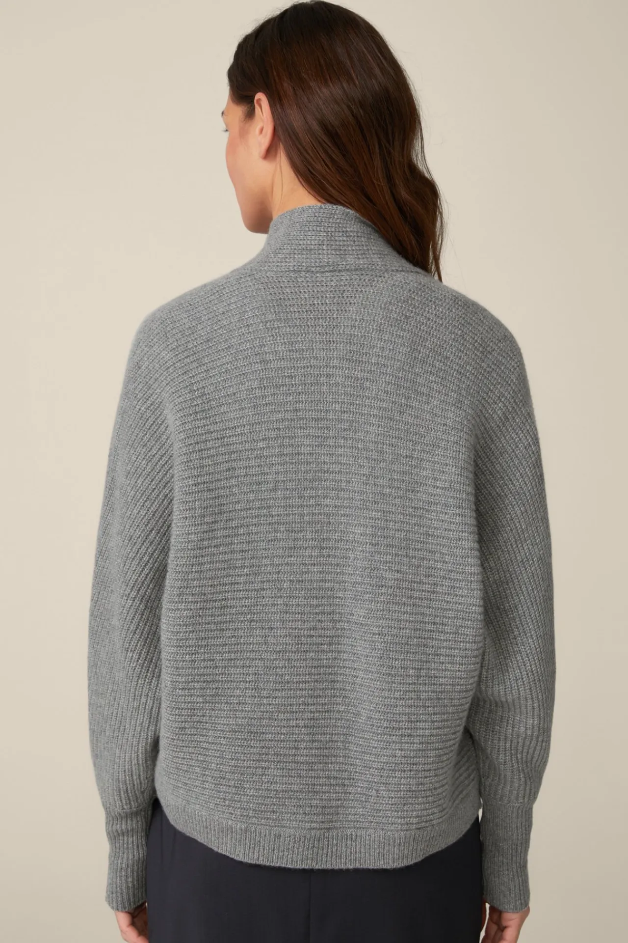 Cashmere-Cardigan In Grau Melange*Windsor Discount