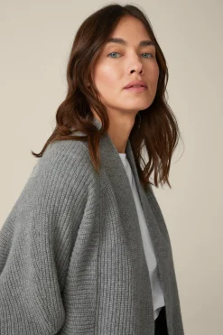 Cashmere-Cardigan In Grau Melange*Windsor Discount
