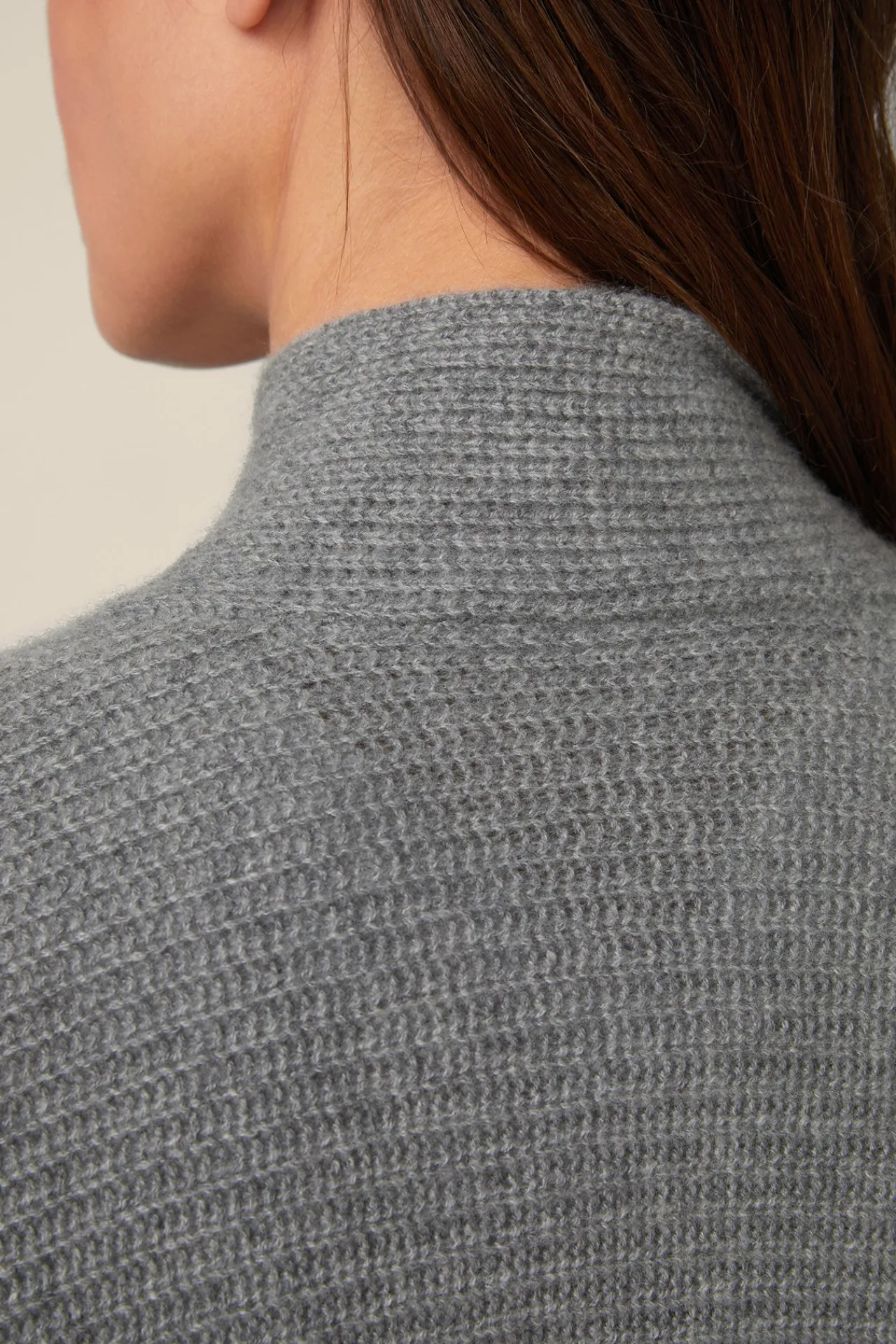 Cashmere-Cardigan In Grau Melange*Windsor Discount