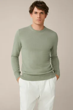 Cashmere-Rundhals-Pullover Cashmono In*Windsor Hot