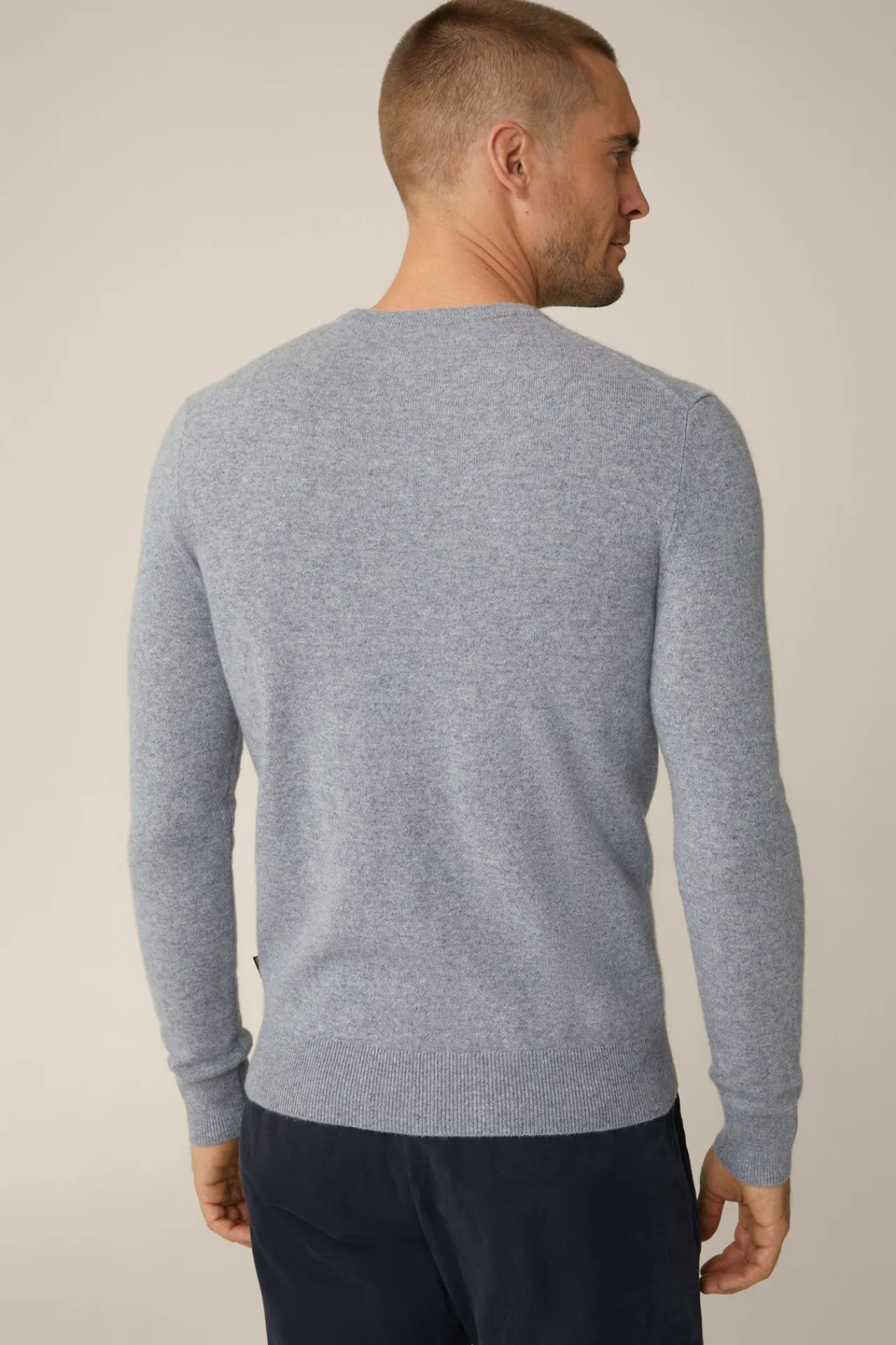 Cashmere-Rundhals-Pullover Cashmono In*Windsor Hot