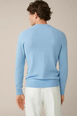 Cashmere-Rundhals-Pullover Cashmono In*Windsor Clearance