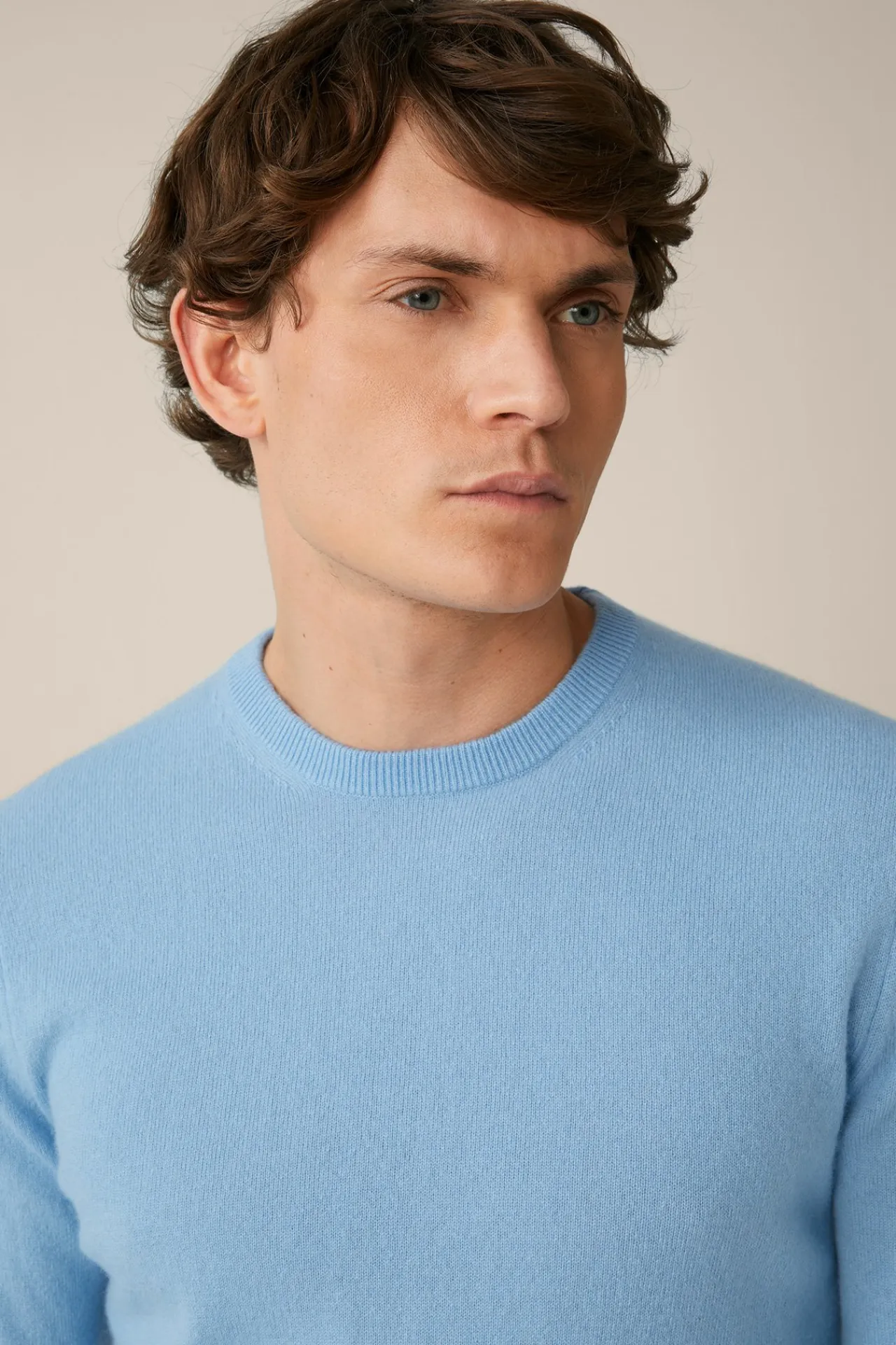 Cashmere-Rundhals-Pullover Cashmono In*Windsor Clearance