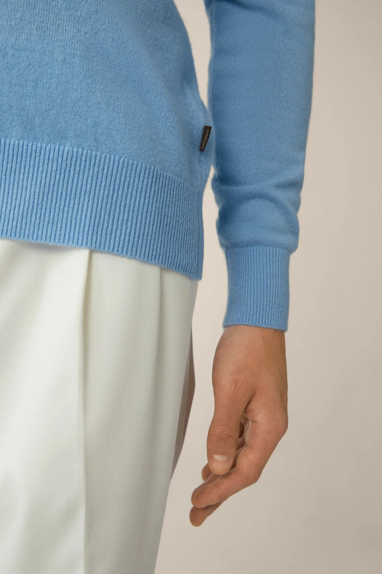Cashmere-Rundhals-Pullover Cashmono In*Windsor Clearance
