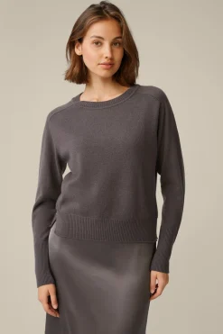 Cashmere-Rundhals-Pullover In*Windsor Sale