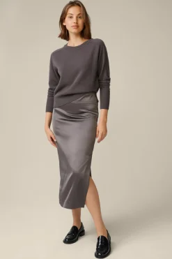 Cashmere-Rundhals-Pullover In*Windsor Sale