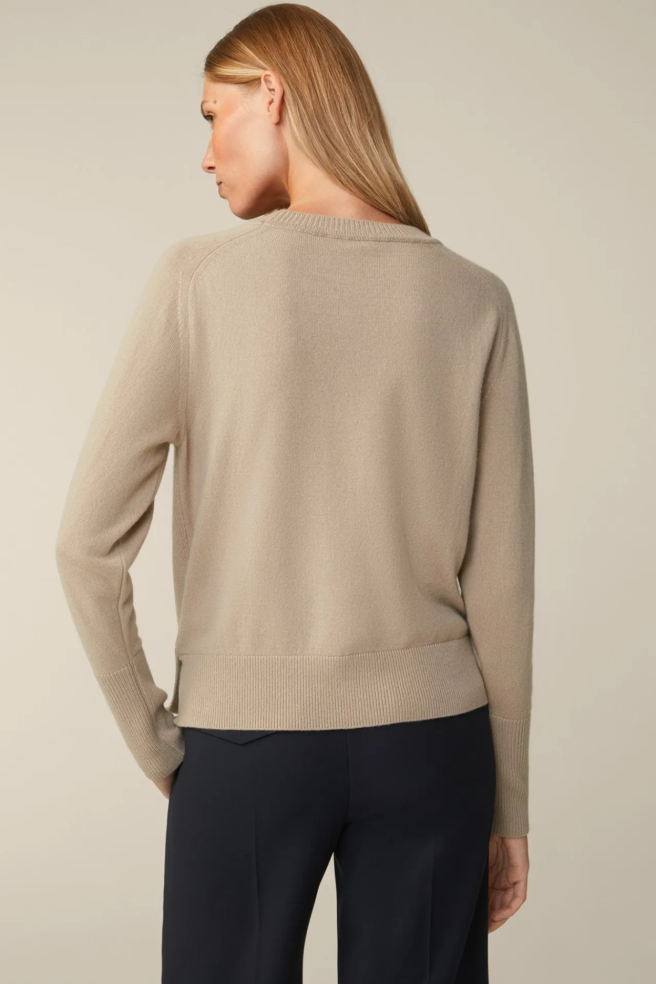Cashmere-Rundhals-Pullover In*Windsor New