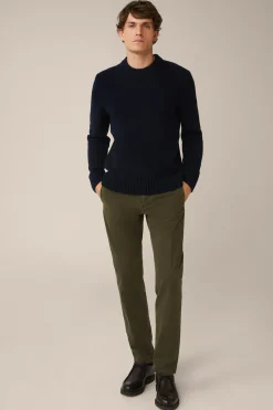 Cashmere-Strick-Rundhals-Pullover Ecosio In*Windsor Sale