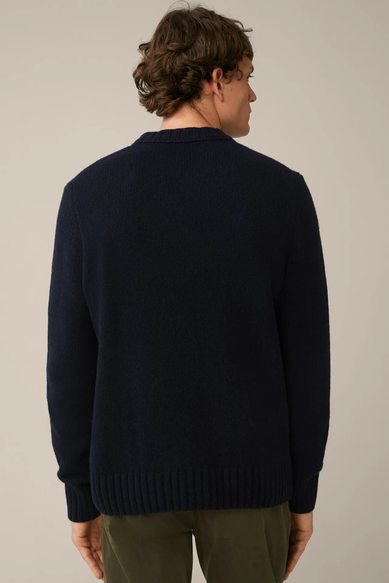 Cashmere-Strick-Rundhals-Pullover Ecosio In*Windsor Sale