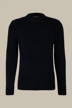 Cashmere-Strick-Rundhals-Pullover Ecosio In*Windsor Sale