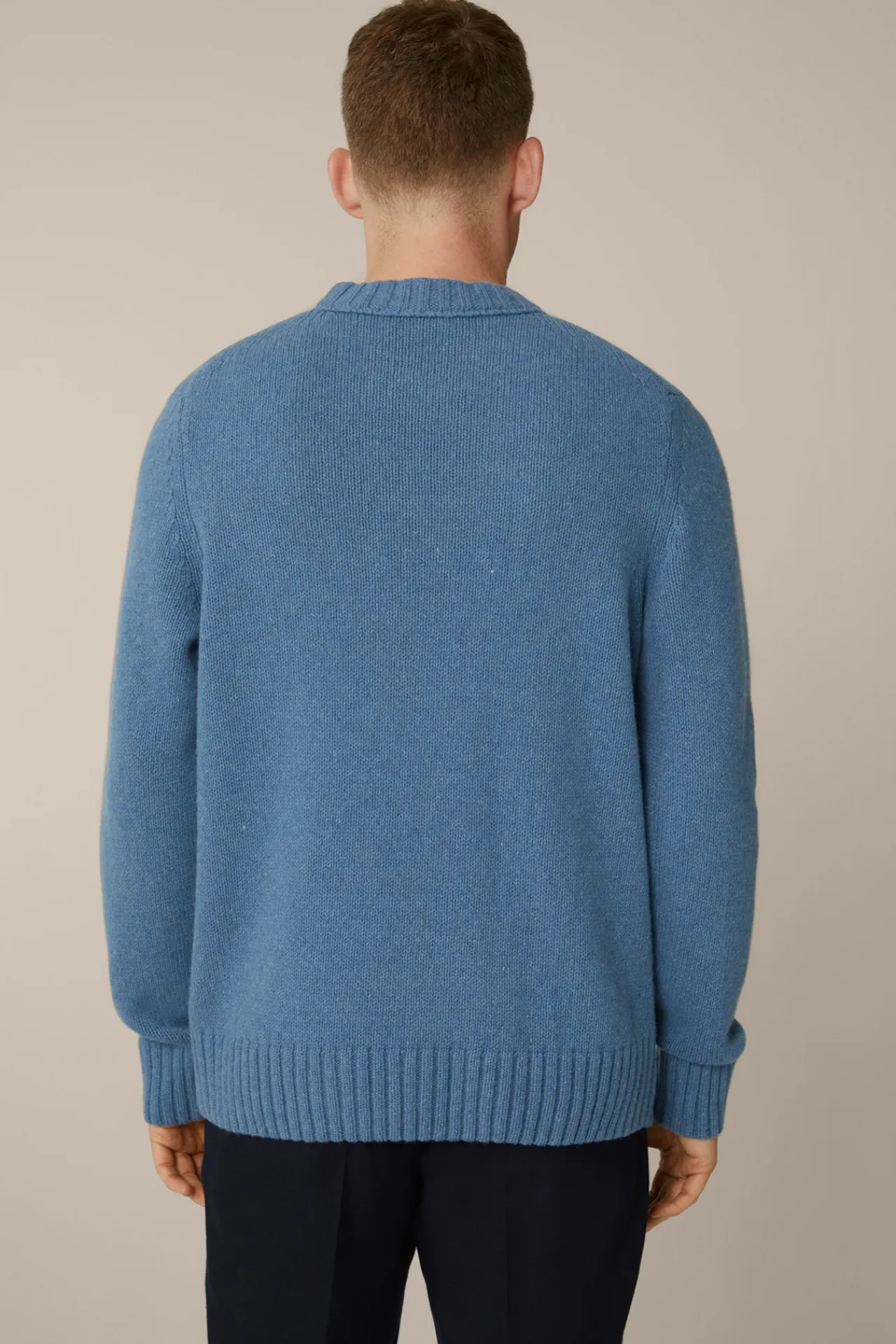 Cashmere-Strick-Rundhals-Pullover Ecosio In*Windsor Outlet