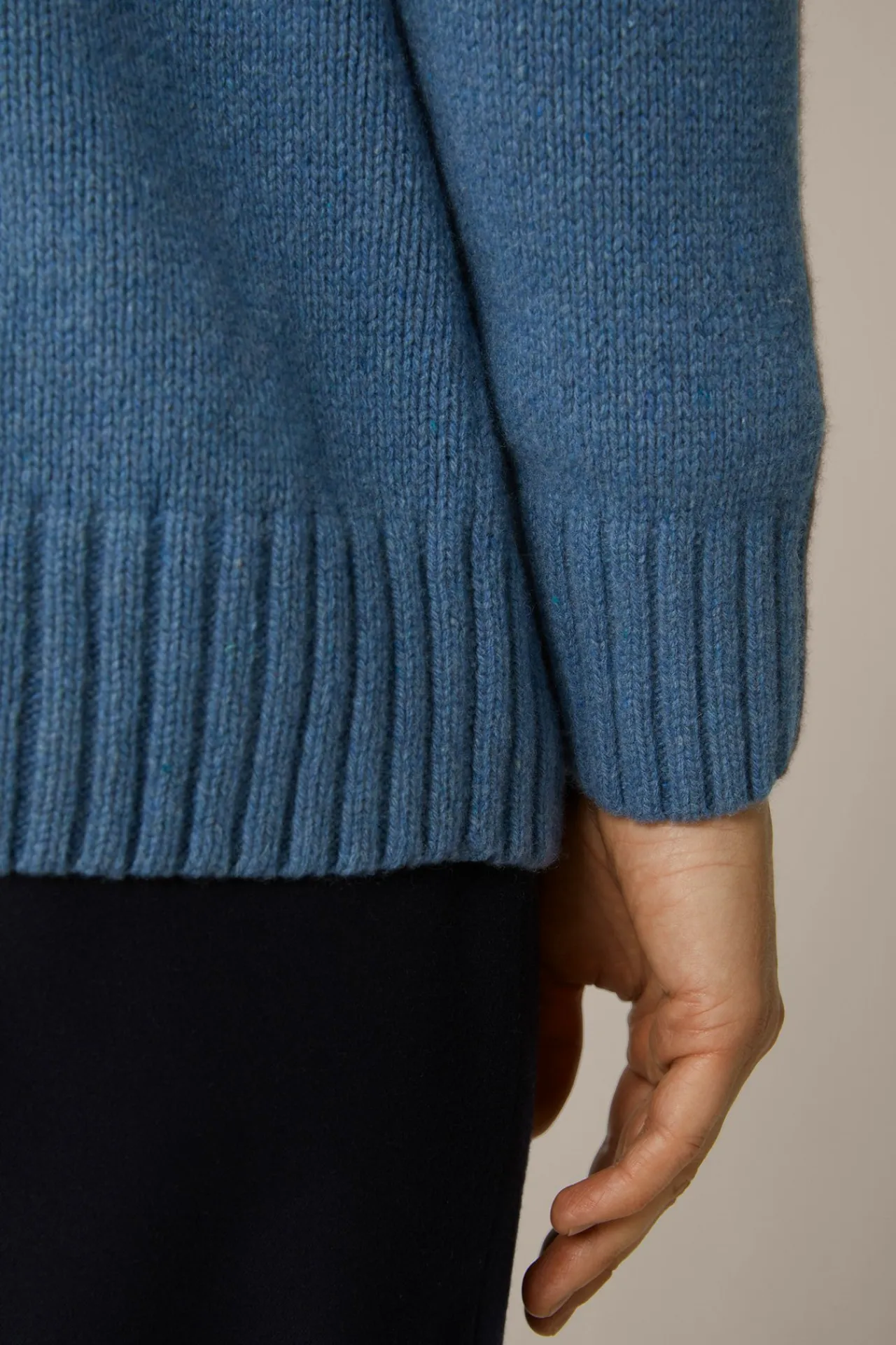 Cashmere-Strick-Rundhals-Pullover Ecosio In*Windsor Outlet