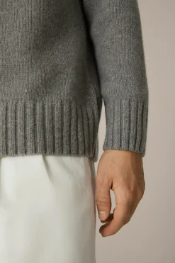 Cashmere-Strick-Rundhals-Pullover Ecosio In*Windsor Sale