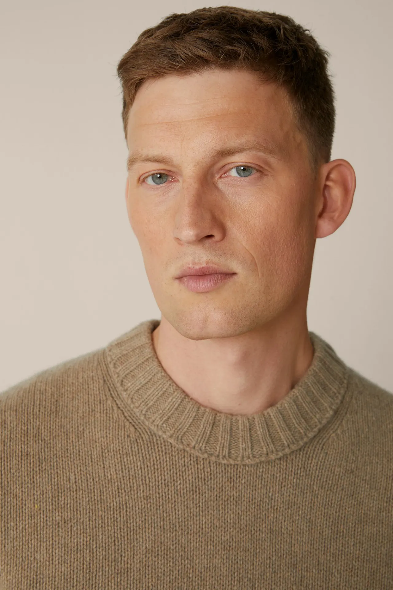 Cashmere-Strick-Rundhals-Pullover Ecosio In Beige*Windsor Online