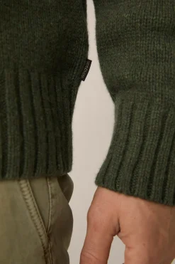 Cashmere-Strick-Rundhals-Pullover Ecosio In Olive*Windsor Online