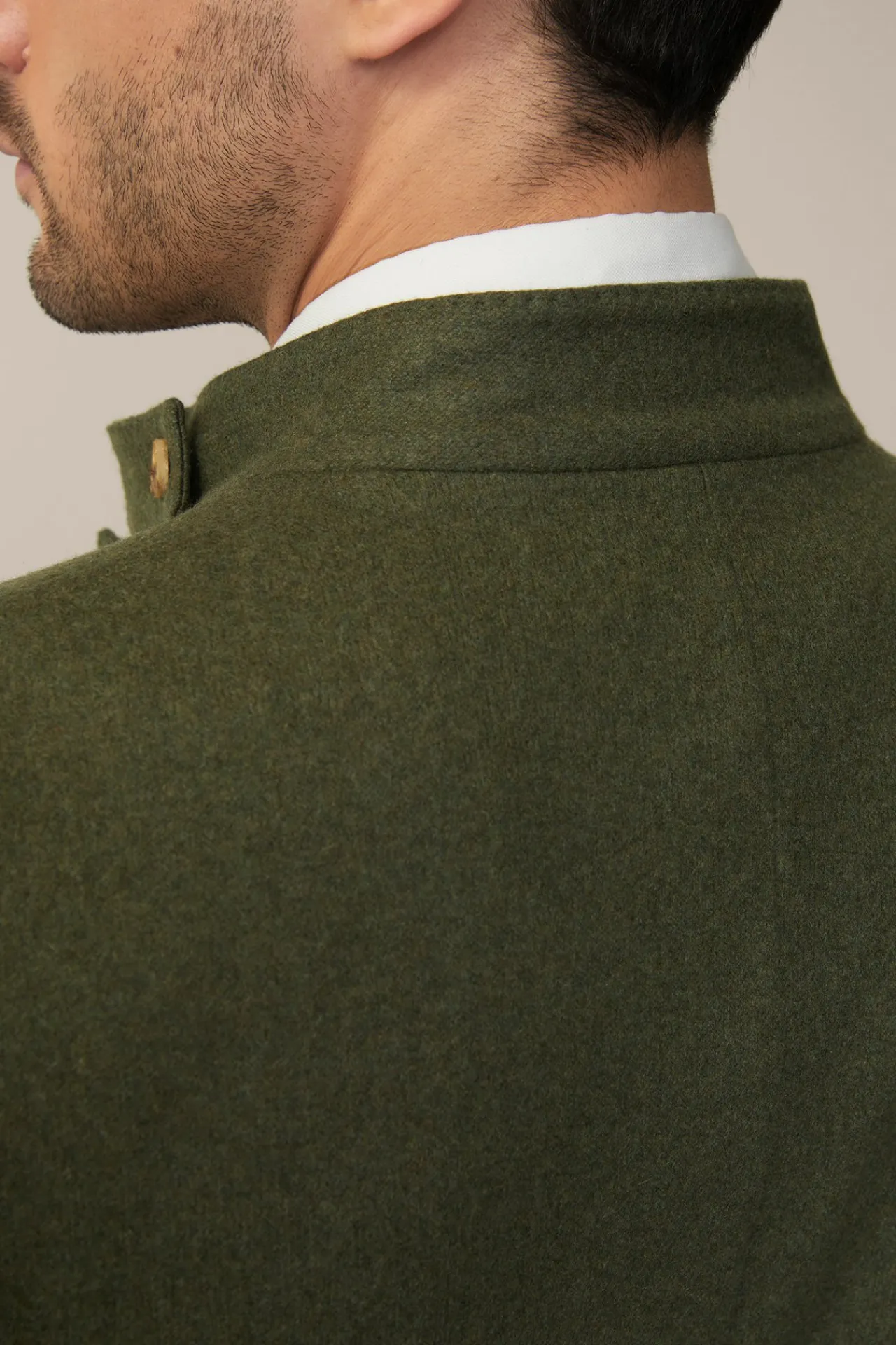 Cashmere-Trachten-Janker Sendling In Oliv Meliert*Windsor Fashion