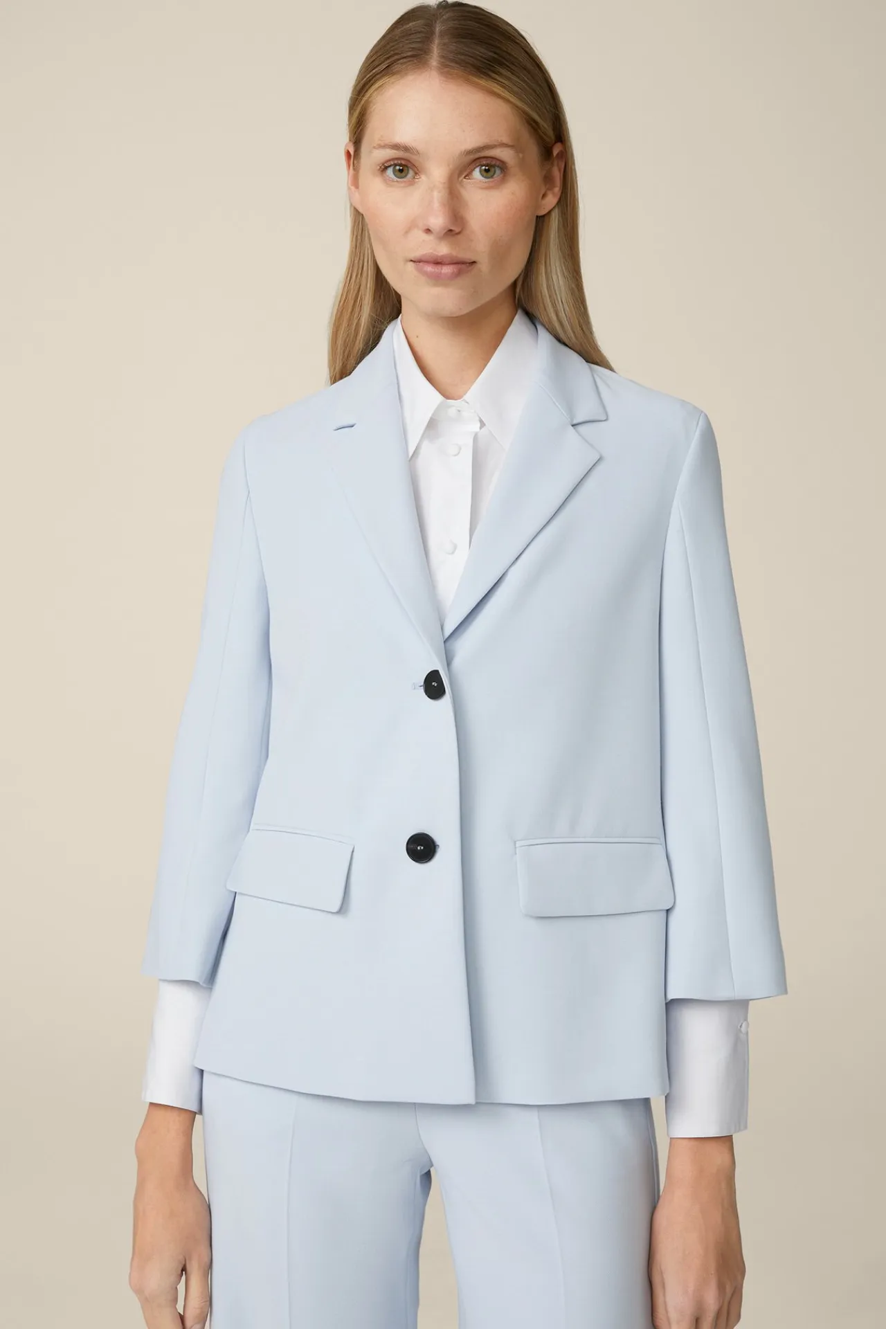 Crepe-Blazer-Jacke In*Windsor Sale