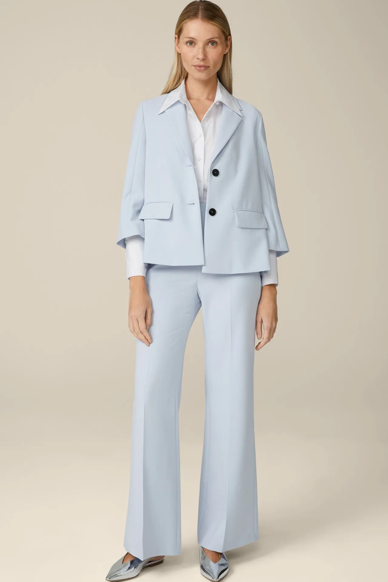 Crepe-Blazer-Jacke In*Windsor Sale