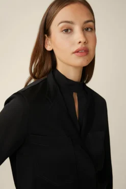 Crepe-Blouson In*Windsor New