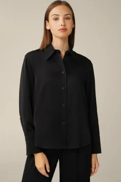 Crepe-Hemdbluse In*Windsor Hot