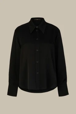 Crepe-Hemdbluse In*Windsor Hot