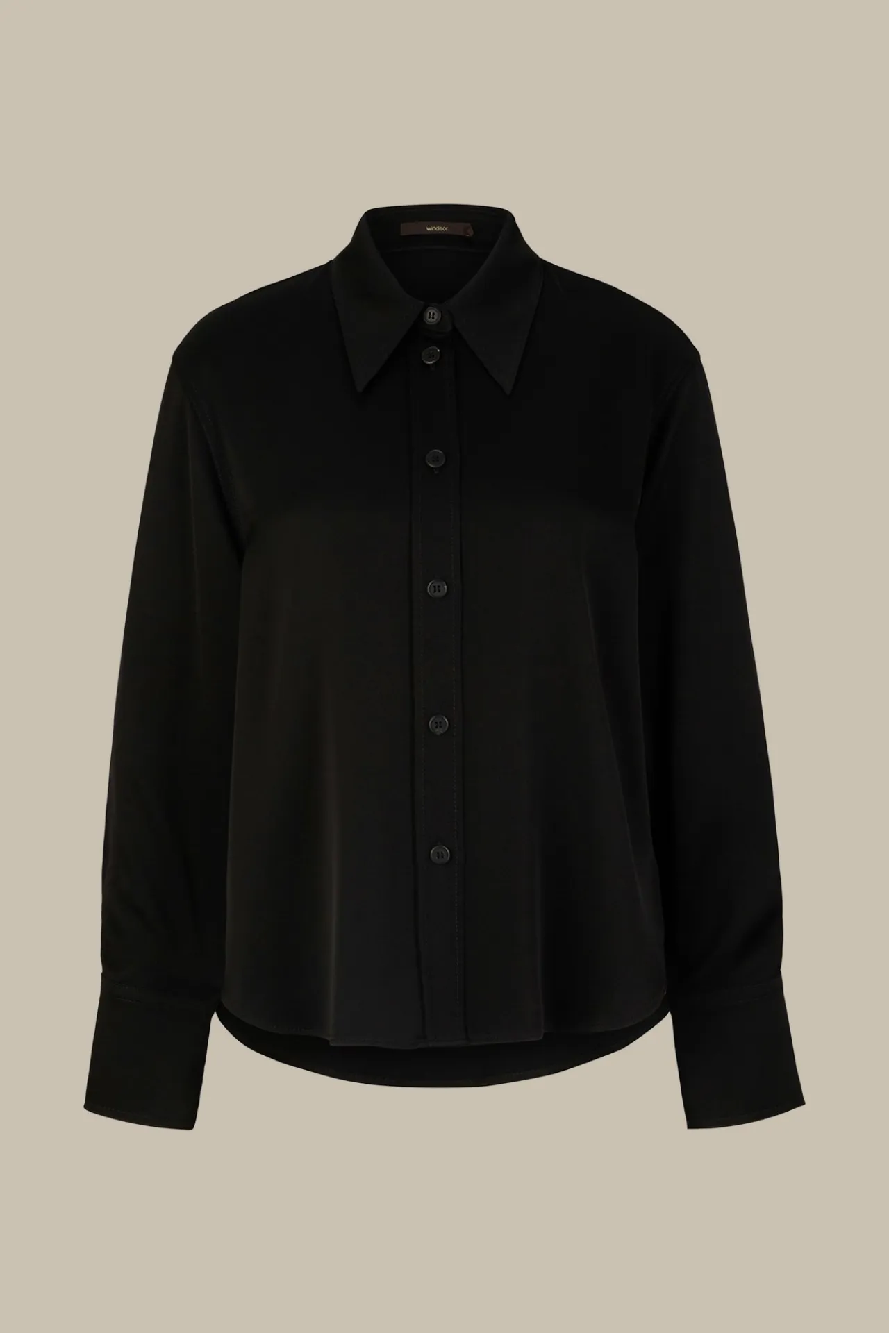 Crepe-Hemdbluse In*Windsor Hot