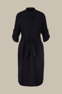 Crepe-Hemdblusen-Kleid In*Windsor Fashion