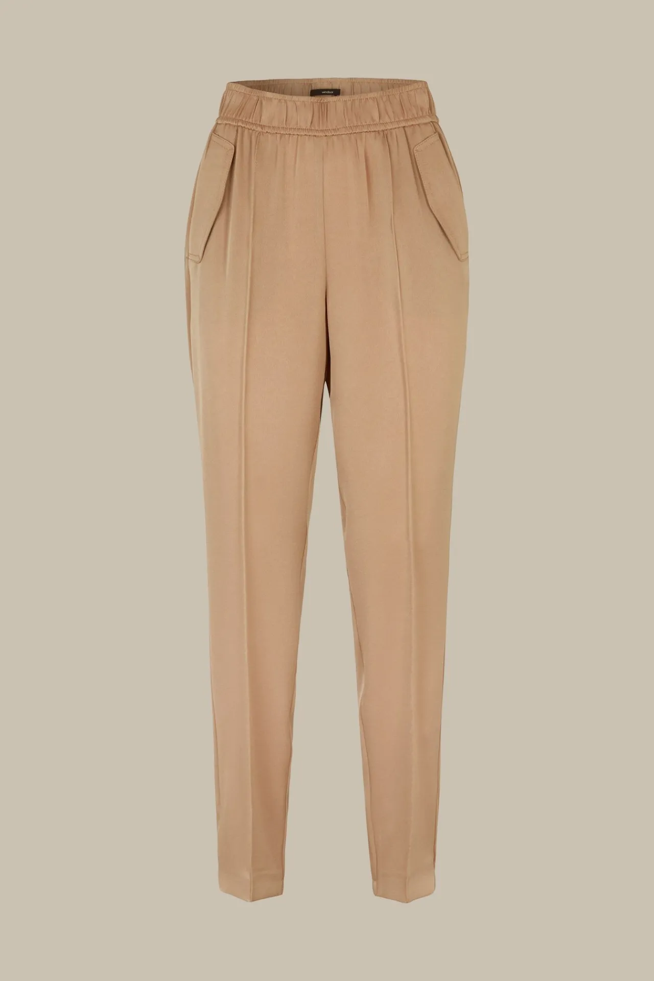 Crepe-Hose Im Jogger-Stil In*Windsor Sale