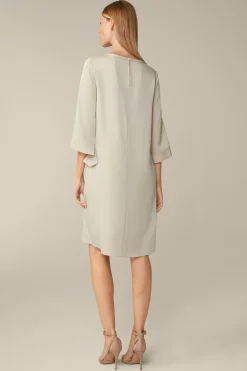 Crepe-Kleid In H-Linie In*Windsor Best