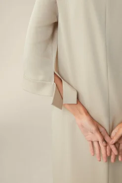 Crepe-Kleid In H-Linie In*Windsor Best
