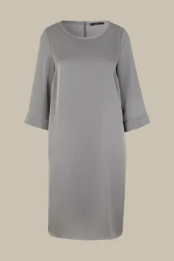 Crepe-Kleid In H-Linie In*Windsor New