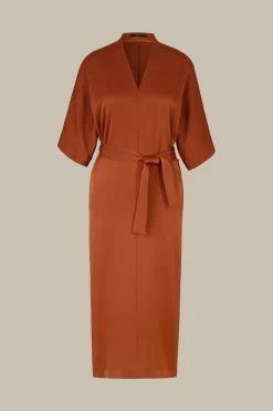 Crepe-Kleid In Midi-Lange In*Windsor Sale