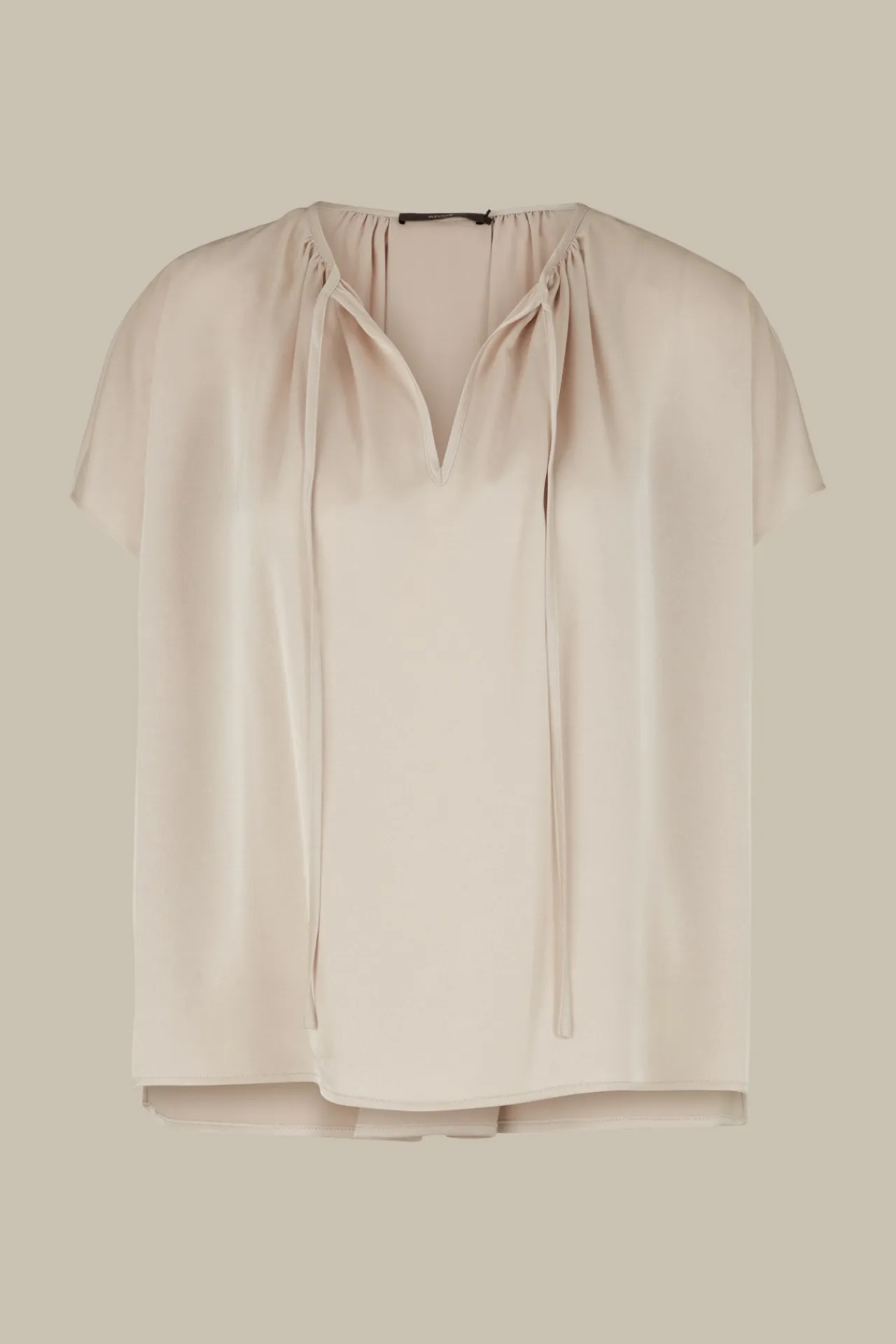 Crepe-Kurzarm-Bluse In*Windsor Fashion