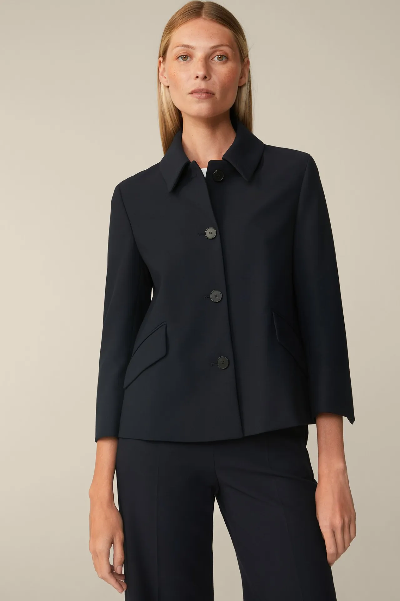 Crepe-Kurz-Blazer In*Windsor Sale