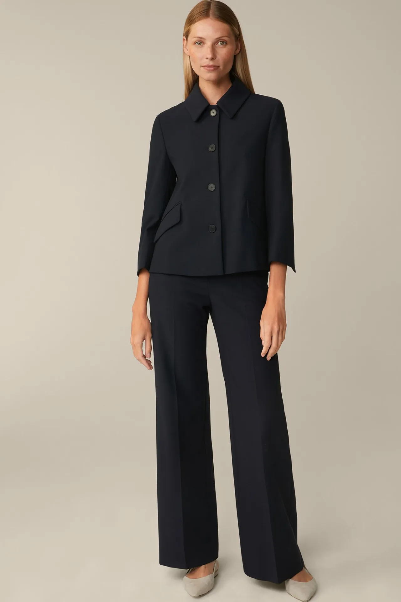 Crepe-Kurz-Blazer In*Windsor Sale