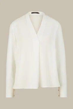 Crepe-Langarm-Bluse In*Windsor Discount