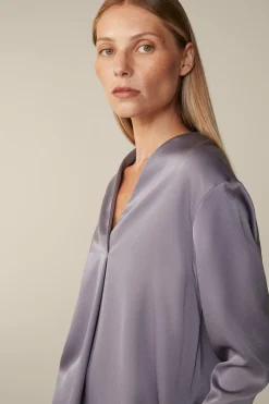 Crepe-Langarm-Bluse In*Windsor Discount
