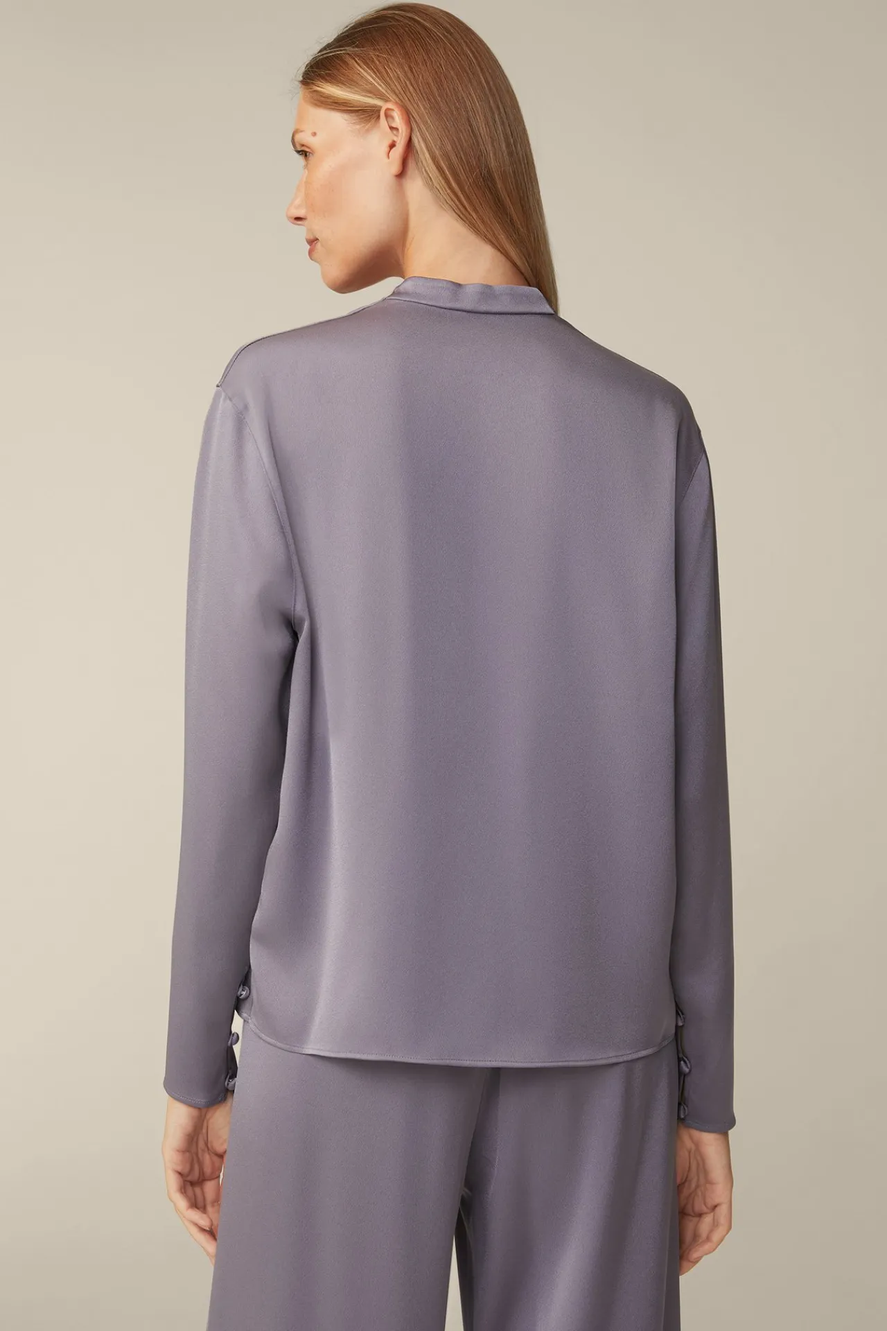 Crepe-Langarm-Bluse In*Windsor Discount