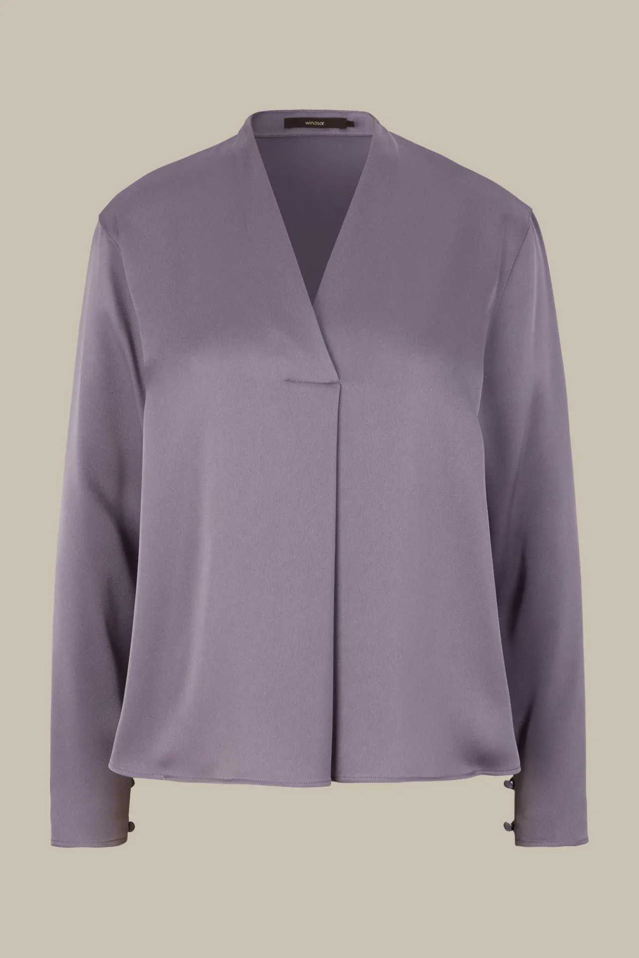 Crepe-Langarm-Bluse In*Windsor Discount