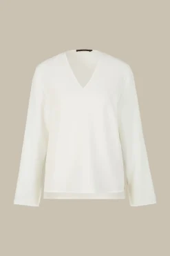Crepe-Langarm-Bluse In*Windsor Clearance