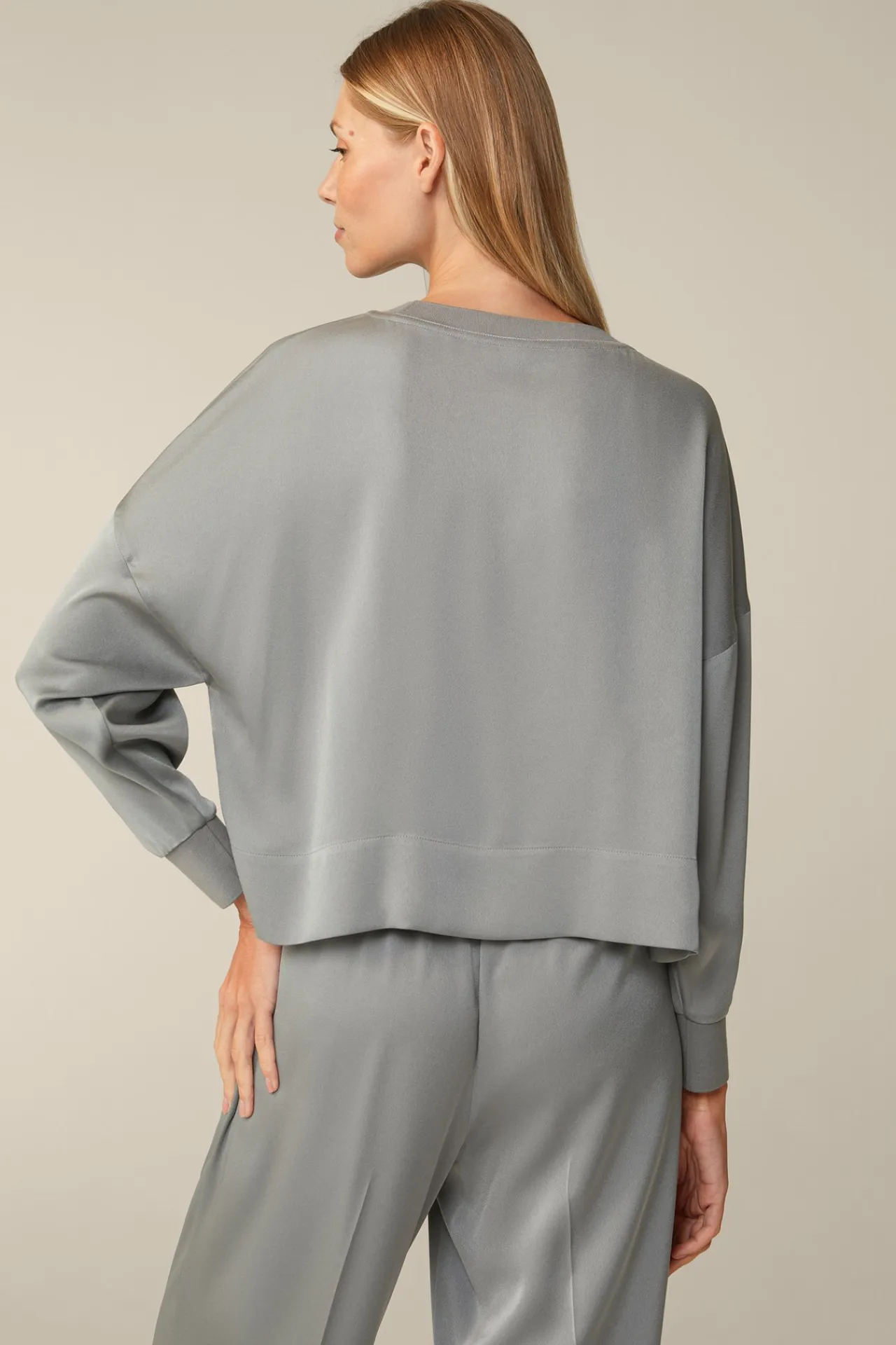 Crepe-Langarm-Bluse In*Windsor Sale
