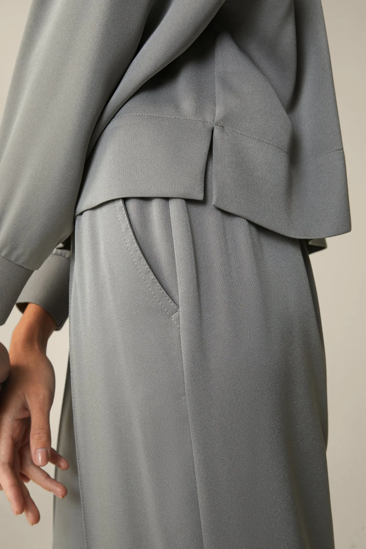Crepe-Langarm-Bluse In*Windsor Sale