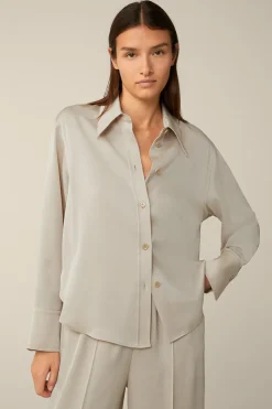 Crepe-Langarm-Hemd-Bluse In*Windsor Best